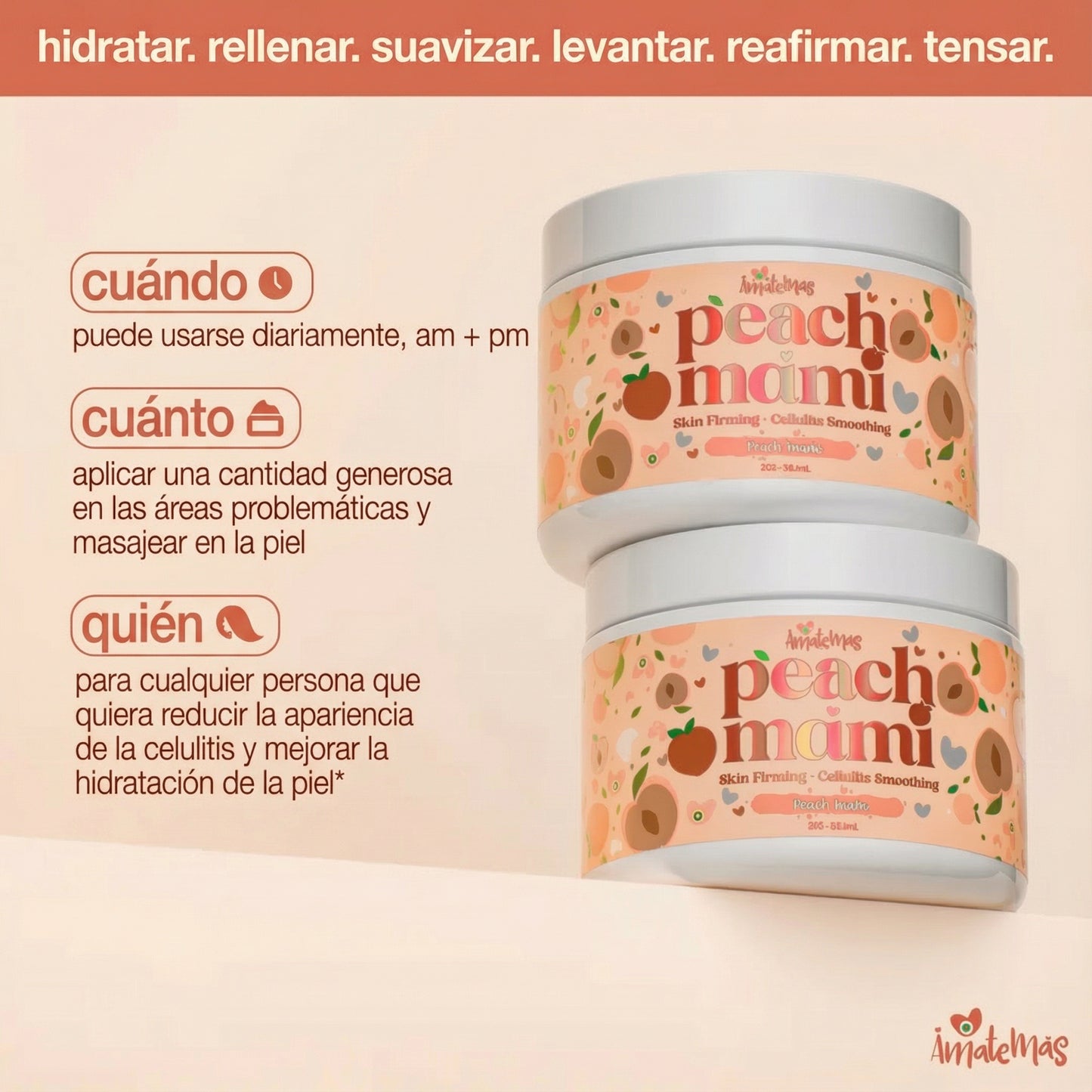 Peach Mami Crema Reafirmante